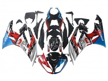 Affordable 2009-2012 Kawasaki ZX6R Motorcycle Fairings - Blue Red Glossy Black Silver Australia