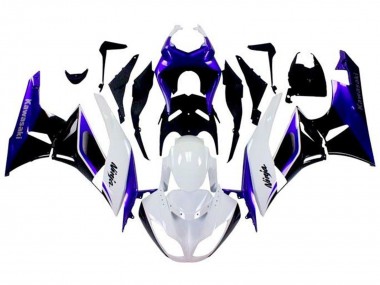 Affordable 2009-2012 Kawasaki ZX6R Motorcycle Fairings - Blue White Black Australia