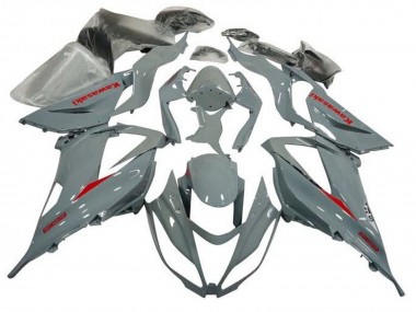 Affordable 2013-2018 Kawasaki ZX6R Motorcycle Fairing - Nardo Grey Red Australia