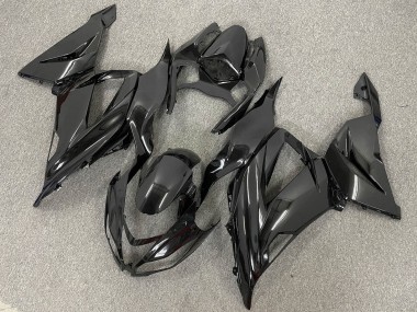 Affordable 2013-2018 Kawasaki ZX6R Bike Fairings - Glossy Black Matte Black Australia