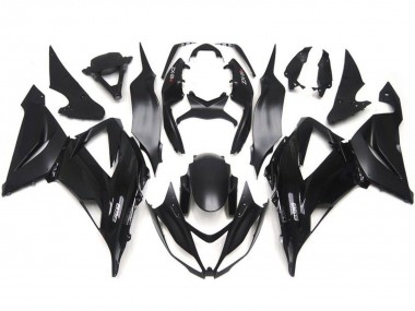 Affordable 2013-2018 Kawasaki ZX6R Motorcycle Fairing Kits - Glossy Black Matte Black Australia