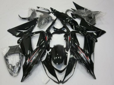 Affordable 2013-2018 Kawasaki ZX6R Motorcycle Fairings - Glossy Black Silver Red Australia