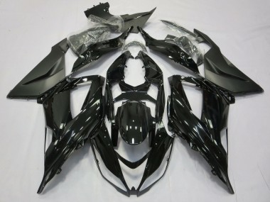 Affordable 2013-2018 Kawasaki ZX6R Motorcycle Fairing - Glossy Black Matte Black Australia