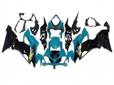 Affordable 2019-2022 Kawasaki ZX6R Motorcycle Fairings - Teal Blue Glossy Black Yellow Australia