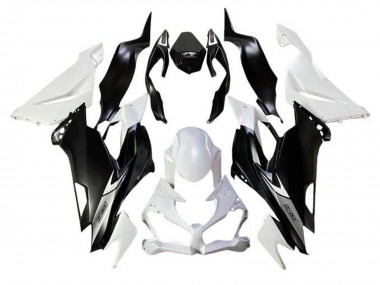 Affordable 2019-2022 Kawasaki ZX6R Motorcycle Fairings - White Matte Black Australia