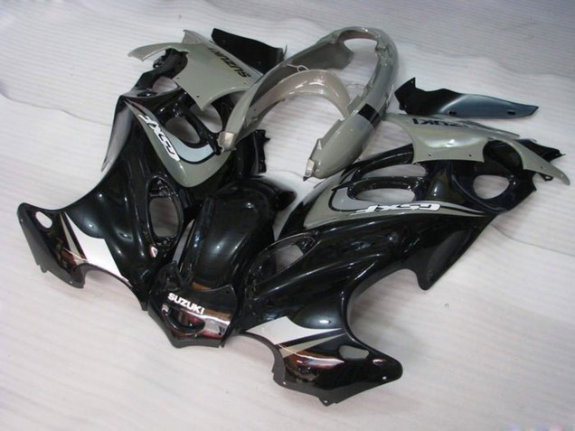 2004-2006 Suzuki GSX600F/GSX750F Motorcycle Fairings - Glossy Black Grey Australia
