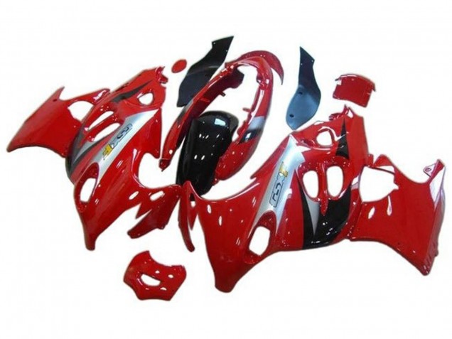 2004-2006 Suzuki GSX600F/GSX750F Motorcycle Fairings - Red Silver Black Australia