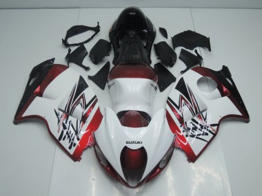 Affordable 1996-2007 Suzuki GSXR 1300 Hayabusa Motorcycle Fairings - White Candy Red Black Australia