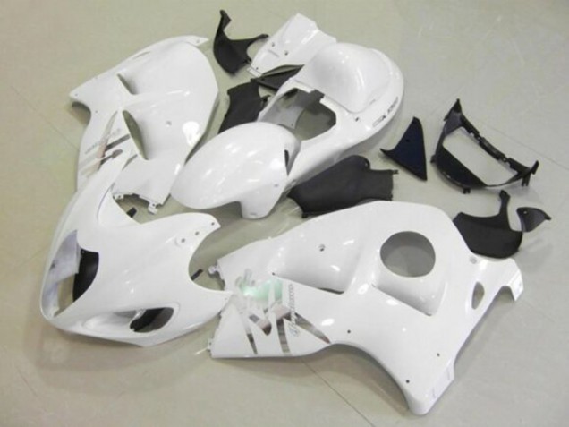 1996-2007 Suzuki GSXR 1300 Hayabusa Motorcycle Fairings - White Chrome Australia