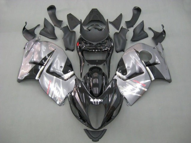 1996-2007 Suzuki GSXR 1300 Hayabusa Motorcycle Fairings - Black Grey Silver Australia