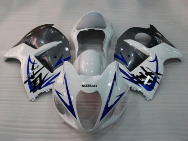 Affordable 2008-2020 White Blue Grey Suzuki GSXR 1300 Hayabusa Motorcycle Fairings Australia