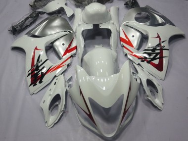 Affordable 2008-2020 White Red Silver Suzuki GSXR 1300 Hayabusa Motorcycle Fairings Australia