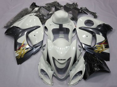 Affordable 2008-2020 White Grey Gold Black Suzuki GSXR 1300 Hayabusa Motorcycle Fairings Australia