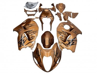 Affordable 2008-2020 Bronze Black Flame Suzuki GSXR 1300 Hayabusa Motorcycle Fairings Australia