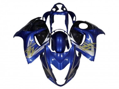 Affordable 2008-2020 Blue White Gold Suzuki GSXR 1300 Hayabusa Motorcycle Fairings Australia