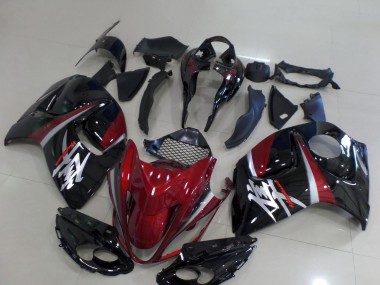 Affordable 2008-2020 Dark Red Black Silver Suzuki GSXR 1300 Hayabusa Motorcycle Fairings Australia