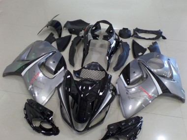 Affordable 2008-2020 Glossy Black Silver Chrome Suzuki GSXR 1300 Hayabusa Motorcycle Fairings Australia