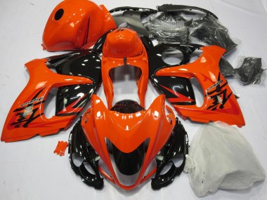 Affordable 2008-2020 Orange Black Suzuki GSXR 1300 Hayabusa Motorcycle Fairings Australia
