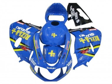 Affordable 1998-2003 Suzuki TL1000R Motorcycle Fairings - Blue Yellow Black Rizla Hopper Motul Australia