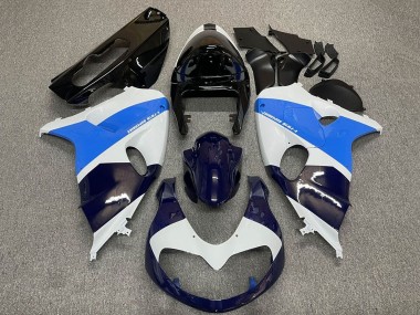 Affordable 1998-2003 Suzuki TL1000R Motorcycle Fairings - White Blue Black Dark Blue Australia