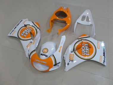 Affordable 1991-1996 Suzuki RGV250 VJ22 Motorcycle Fairings - White Orange Lucky Strike Motul Australia