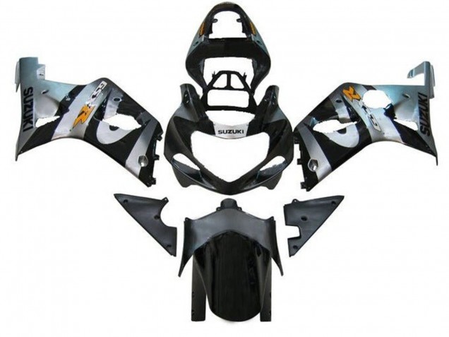 2000-2002 Suzuki GSXR1000 Motorcycle Fairings - Silver Black Orange Australia