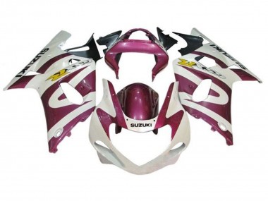 Affordable 2000-2002 Suzuki GSXR1000 Motorcycle Fairings - White Purple Yellow Australia