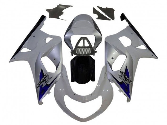 2000-2002 Suzuki GSXR1000 Motorcycle Fairings - White Silver Blue Black Australia