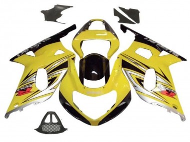 Affordable 2000-2002 Suzuki GSXR1000 Motorcycle Fairings - Yellow Silver Glossy Black Australia