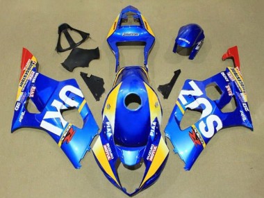 Affordable 2003-2004 Suzuki GSXR 1000 Motorcycle Fairings - Blue Yellow Red White Motul Australia