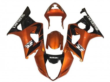 Affordable 2003-2004 Suzuki GSXR 1000 Motorcycle Fairings - Orange Black White Australia