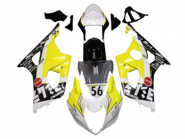 Affordable 2003-2004 Suzuki GSXR 1000 Motorcycle Fairings - Yellow White Black Australia
