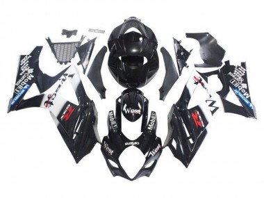 Affordable 2005-2006 Suzuki GSXR 1000 Motorcycle Fairings - Glossy Black White West Australia
