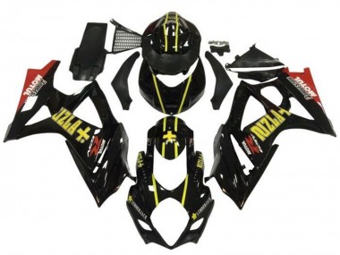 Affordable 2005-2006 Suzuki GSXR 1000 Motorcycle Fairings - Black Gold Rizla Red Australia