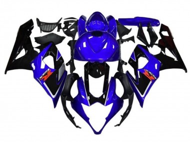 Affordable 2005-2006 Suzuki GSXR 1000 Motorcycle Fairings - Blue Black White Stripe Australia