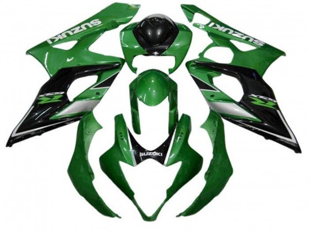 2005-2006 Suzuki GSXR 1000 Motorcycle Fairings - Green Black Silver Australia