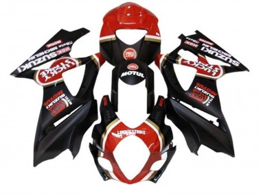 Affordable 2005-2006 Suzuki GSXR 1000 Motorcycle Fairings - Matte Black Red Lucky Strike Australia