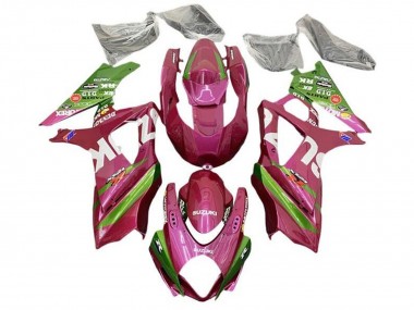 Affordable 2005-2006 Suzuki GSXR 1000 Motorcycle Fairings - Pink Green Australia