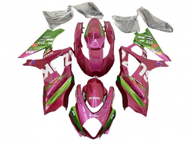 2005-2006 Suzuki GSXR 1000 Motorcycle Fairings - Pink Green Australia