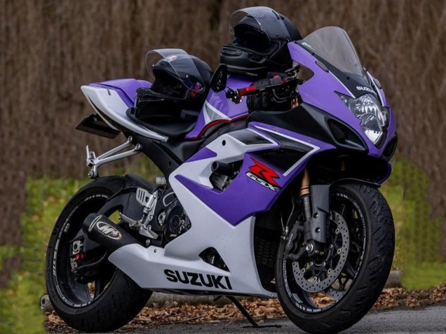2005-2006 Suzuki GSXR 1000 Motorcycle Fairings - Purple White Australia