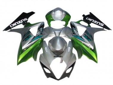 Affordable 2005-2006 Suzuki GSXR 1000 Motorcycle Fairings - Silver Green Black Australia