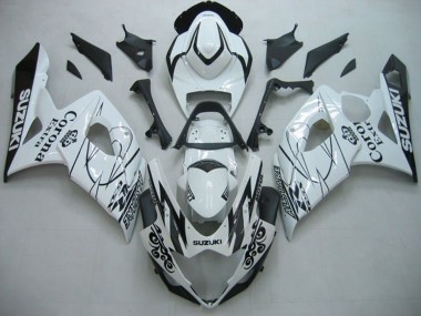 Affordable 2005-2006 Suzuki GSXR 1000 Motorcycle Fairings - White Black Alstare Corona Australia