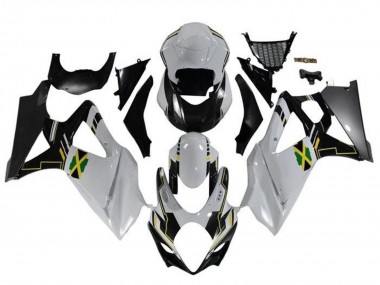 Affordable 2005-2006 Suzuki GSXR 1000 Motorcycle Fairings - White Black Yellow Jamaica Australia