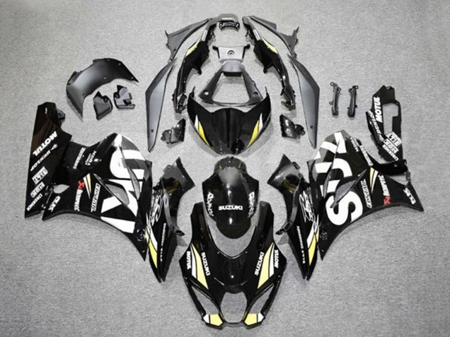 2017-2024 Suzuki GSXR1000 Motorcycle Fairings - Black White Yellow Australia