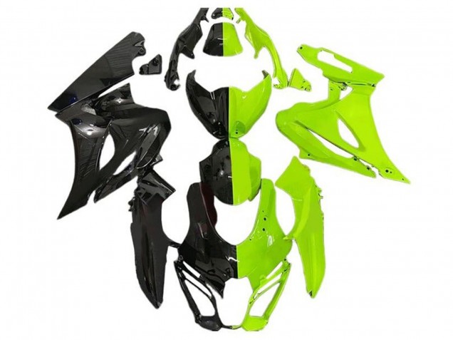 2017-2024 Suzuki GSXR1000 Motorcycle Fairings - Black Neon Green Australia
