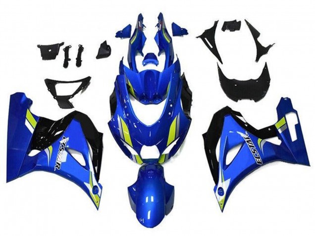 2017-2024 Suzuki GSXR1000 Motorcycle Fairings - Blue Green Black Ecstar Australia