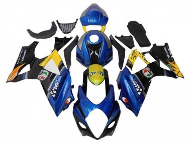 Affordable 2007-2008 Suzuki GSXR 1000 Motorcycle Fairings - Blue Yellow Black Shark Australia