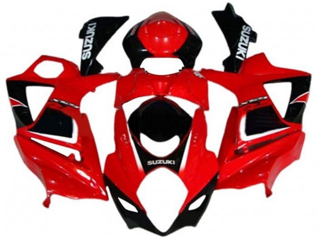 2007-2008 Suzuki GSXR 1000 Motorcycle Fairings - Red Black White Decal Australia