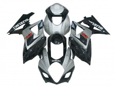 Affordable 2007-2008 Suzuki GSXR 1000 Motorcycle Fairings - Grey Glossy Black Red White Australia