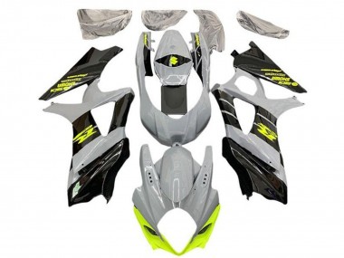 Affordable 2007-2008 Suzuki GSXR 1000 Motorcycle Fairings - Nardo Grey Neon Yellow Black Australia